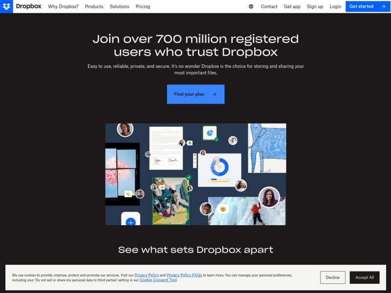 【dropbox】2023年10月09日网站截图