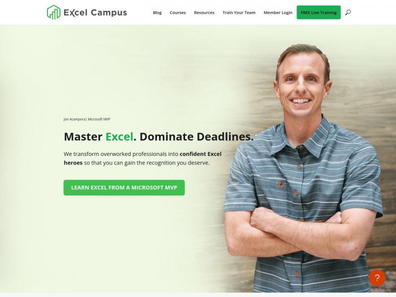 【Excel学园】Excel Campus | Master Excel. Dominate Deadlines<b>※</b>2024年02月25日网站截图