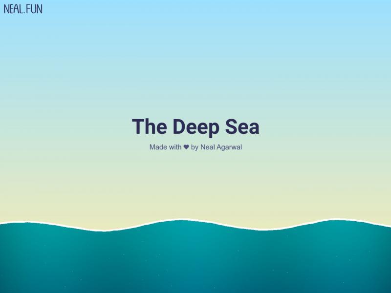 【Deep Sea】2023年10月22日网站截图