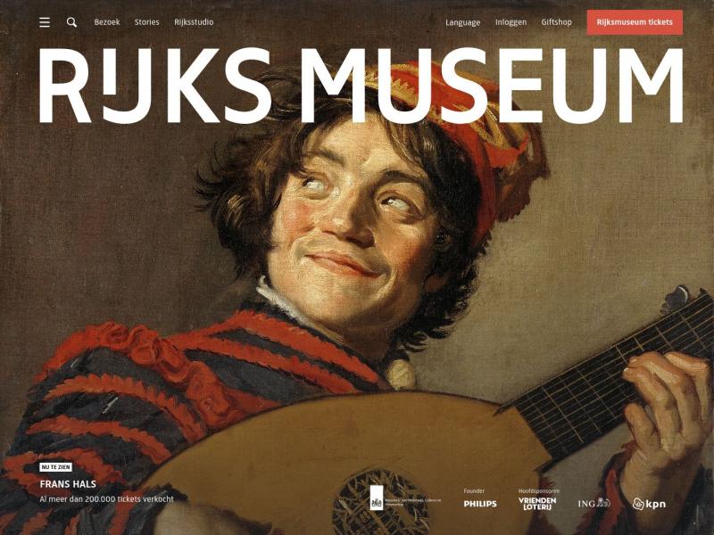 【荷兰博物馆】Rijksmuseum, 荷兰博物馆<b>※</b>2024年04月22日网站截图