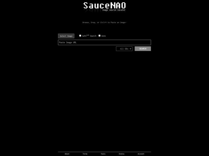 【SauceNAO】SauceNAO反向图像搜索<b>※</b>2024年04月16日网站截图